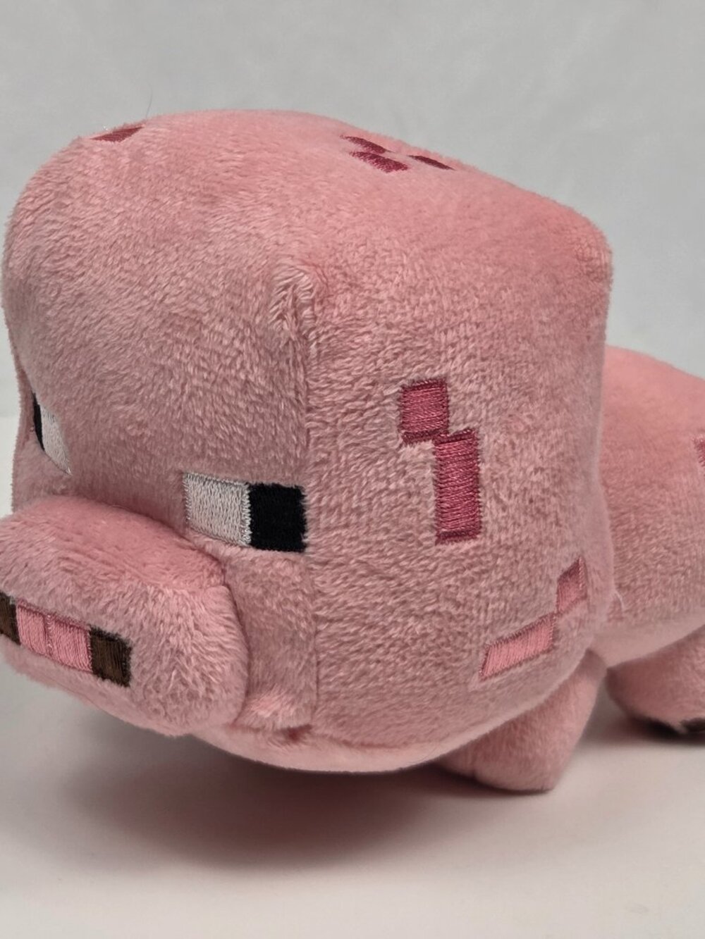 Mojang Minecraft Pig Plush Stuffed Animal Video Game Toy 2013 Pink 6"